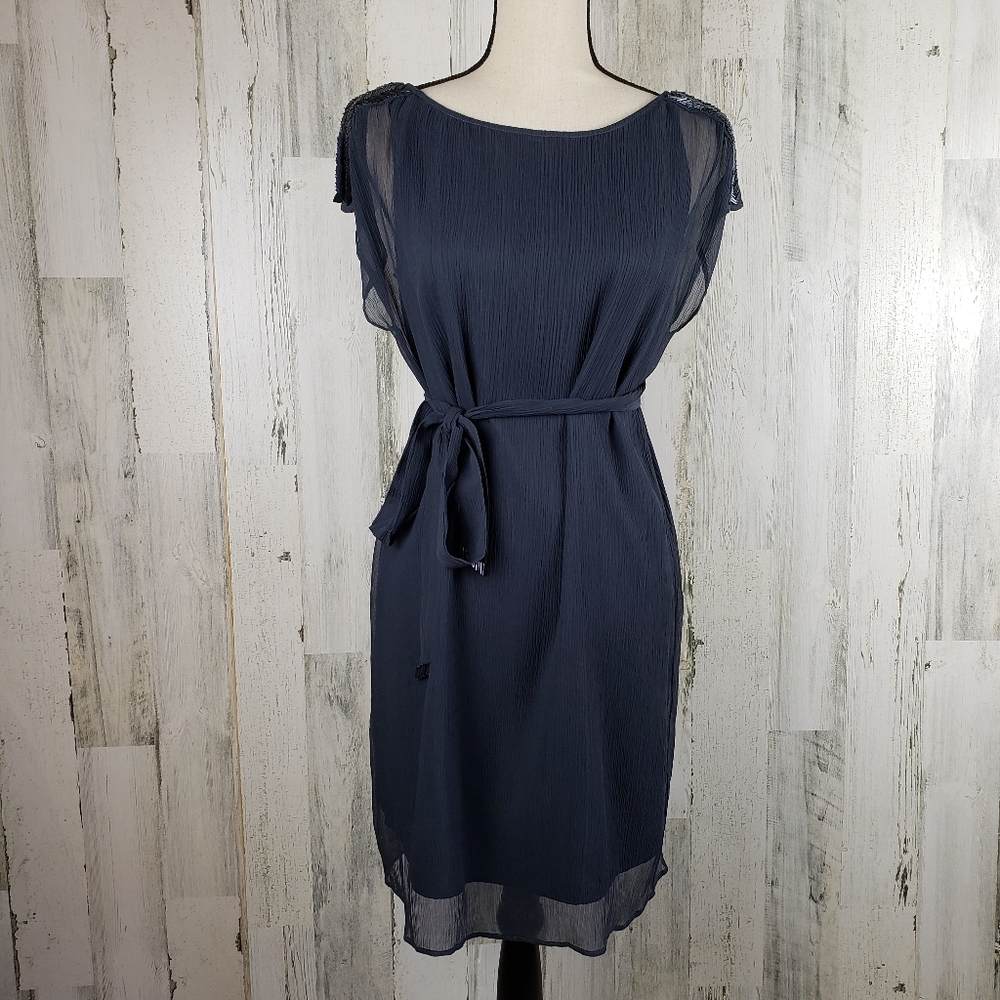 Club Monaco Silk Beaded Dress